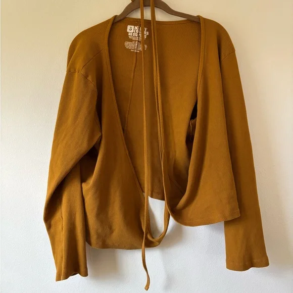 Big Bud Press Mustard Wrap Top 5XL - Picture 4 of 4